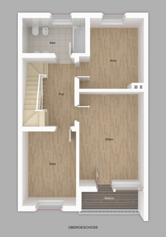 Grundriss Obergeschoss