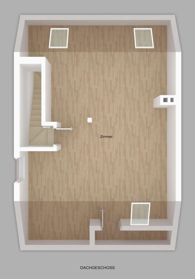 Grundriss Dachstudio