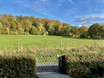Ausblick Vom Esszimmer - NEUER PREIS! Familiendomizil u. Baugrundstück auf parkähnlichen Südwest-Anwesen mit Fernblick