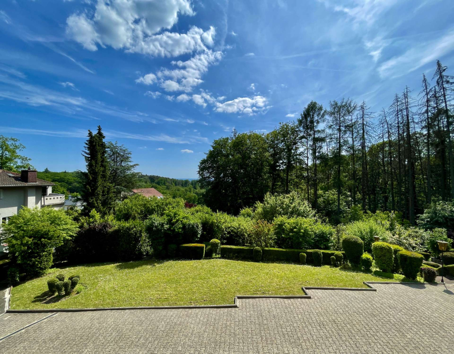 Ausblick aus dem Schlafzimmer