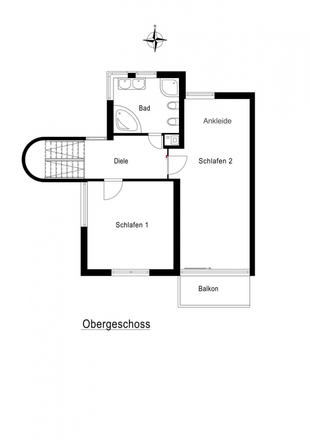 Grundriss Obergeschoss