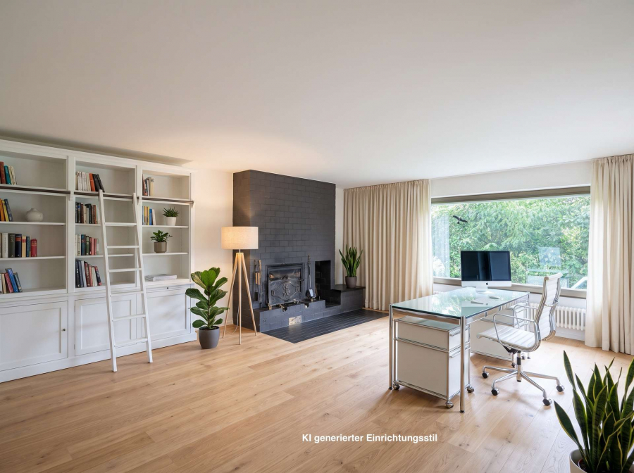 KI GENERIERTES HOMEOFFICE